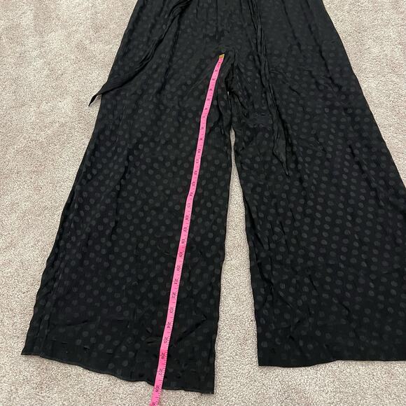 Madewell Women's Jumpsuit Black with Polka Dots Short Sleeve Pant‎ Size 4 - Picture 10 of 12